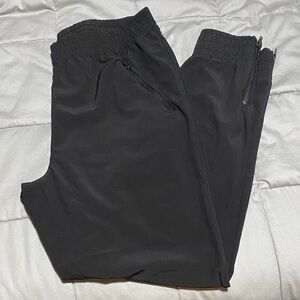 Fabletics Black Women's Track Joggers with Zip Pockets